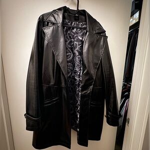 Faux Leather Patent trench jacket from The Craft Movie - Torrid